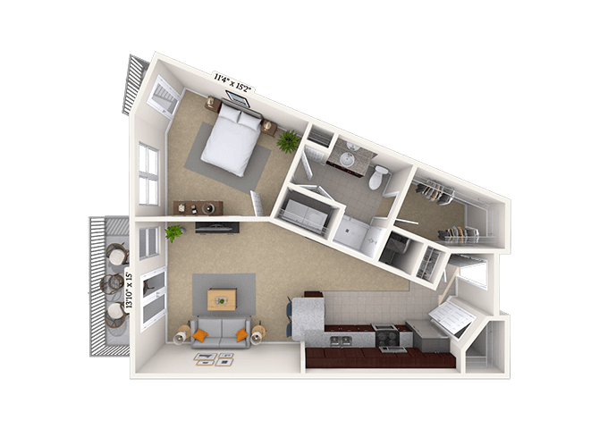 Floorplan image of unit 06-2332