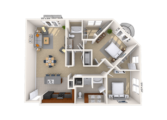 Floorplan image of unit 03-3209