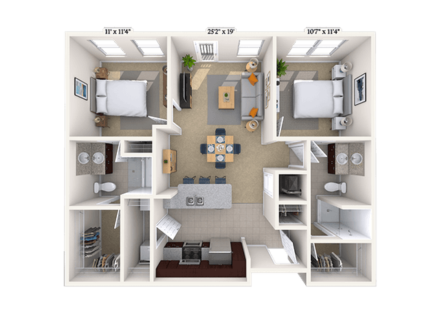 Floorplan image of unit 06-3552