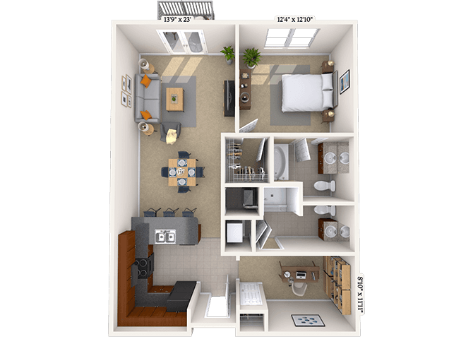 Floorplan image of unit 05-5261