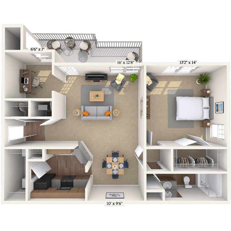 Floorplan image of unit 090906