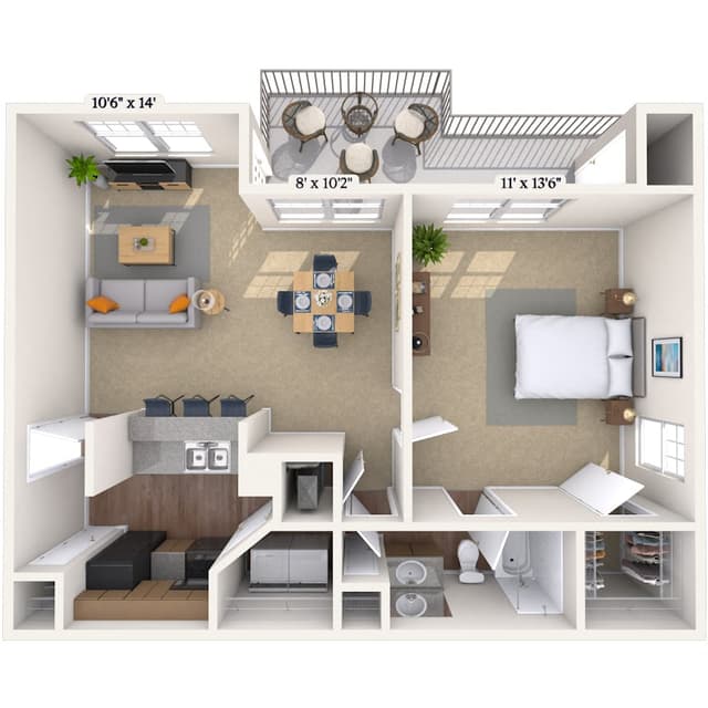 Floorplan image of unit 020218