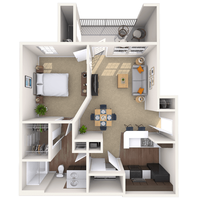 Floorplan image of unit 1414105