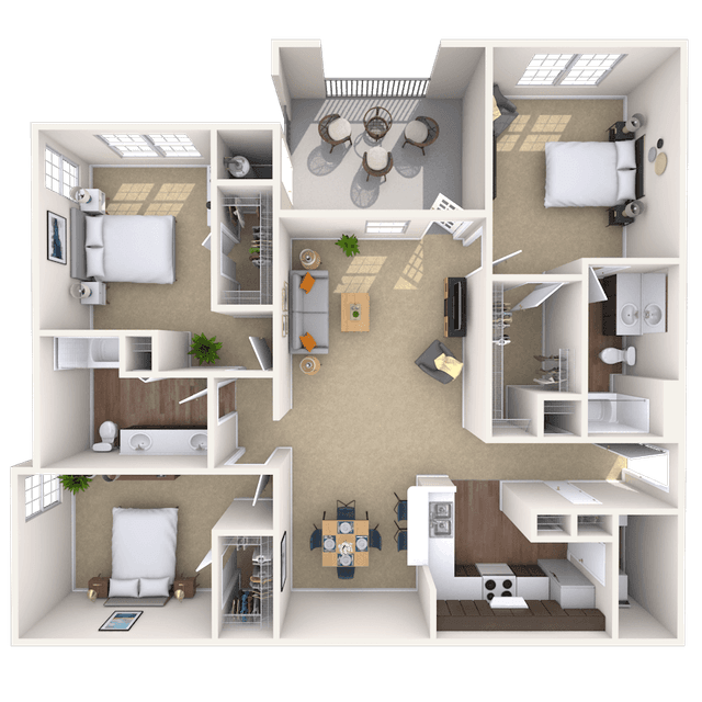 Floorplan image of unit 022102