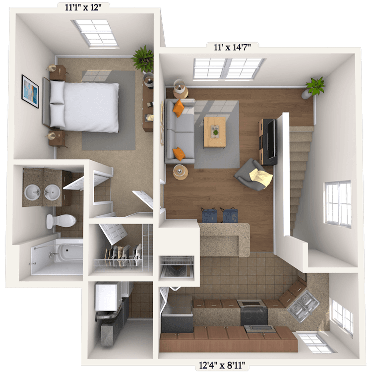 Floorplan image of unit 0117201