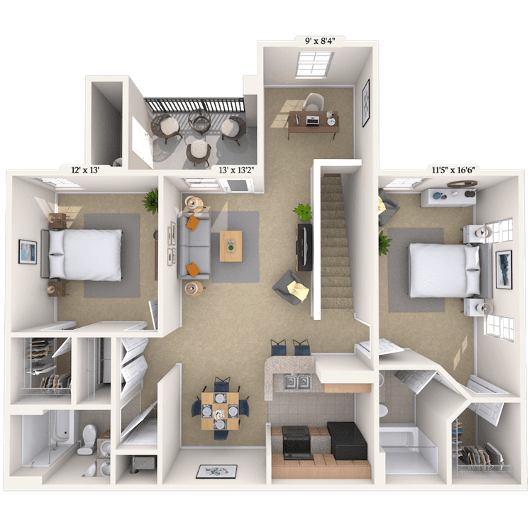 Floorplan image of unit 0212130