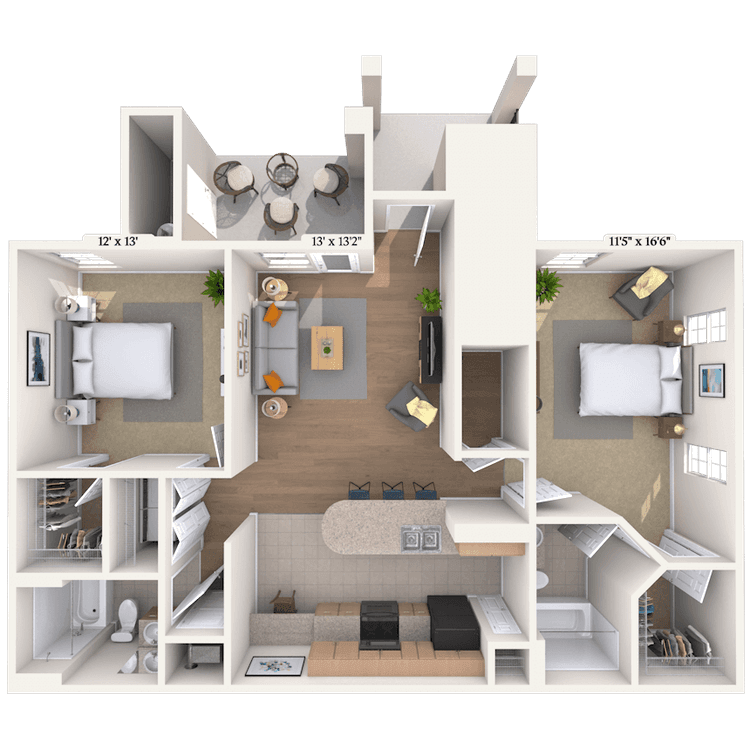 Floorplan image of unit 022110