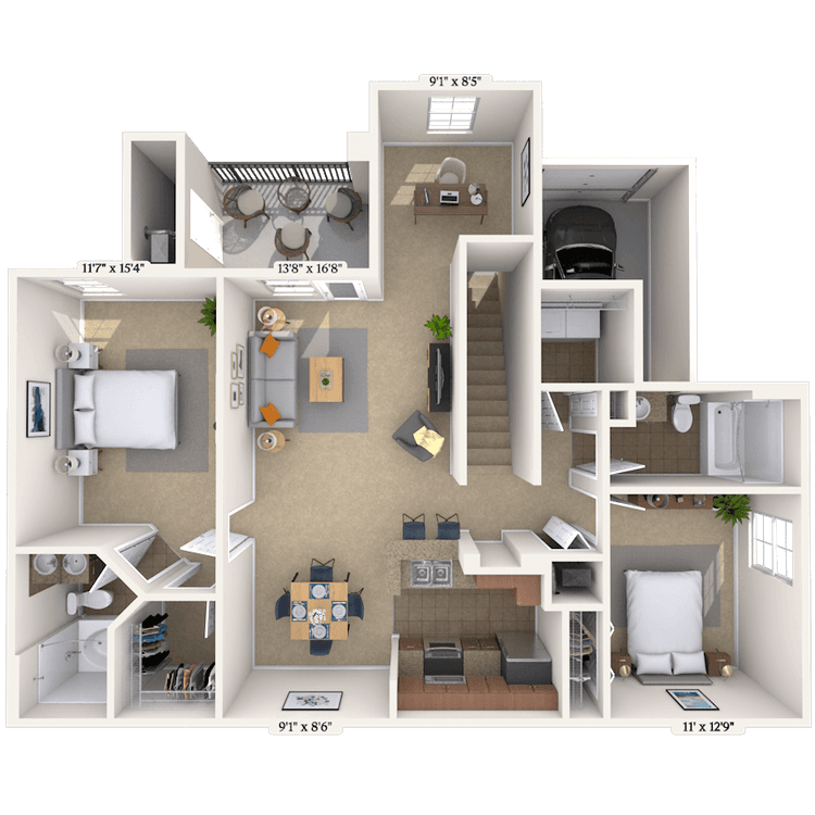 Floorplan image of unit 0111209