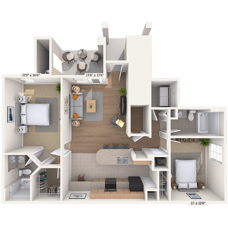 Floorplan image of unit 025103