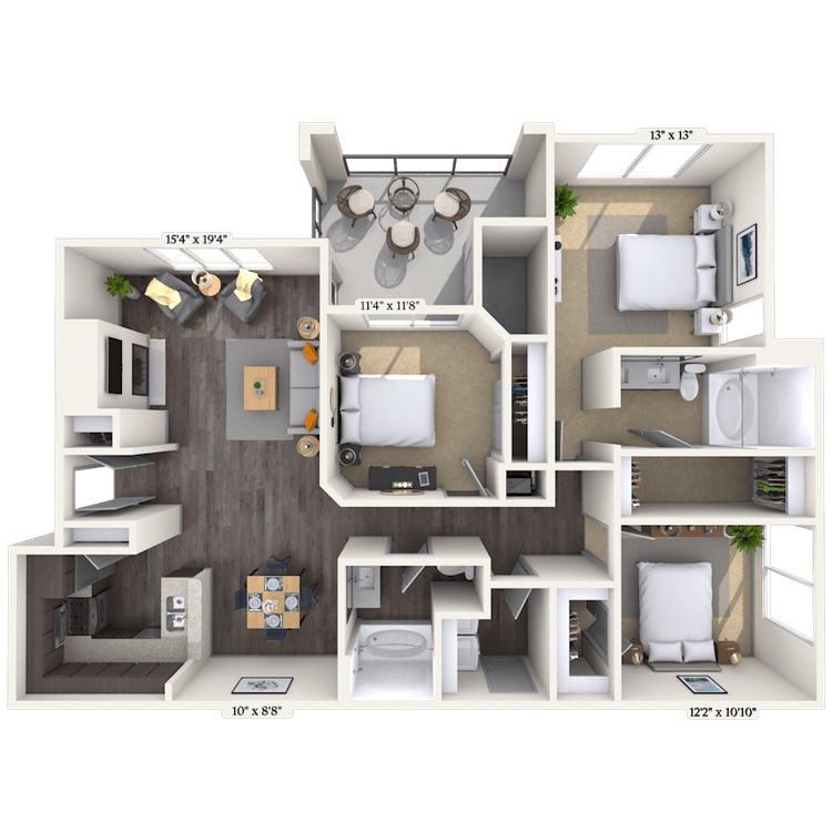 Floorplan image of unit 010328