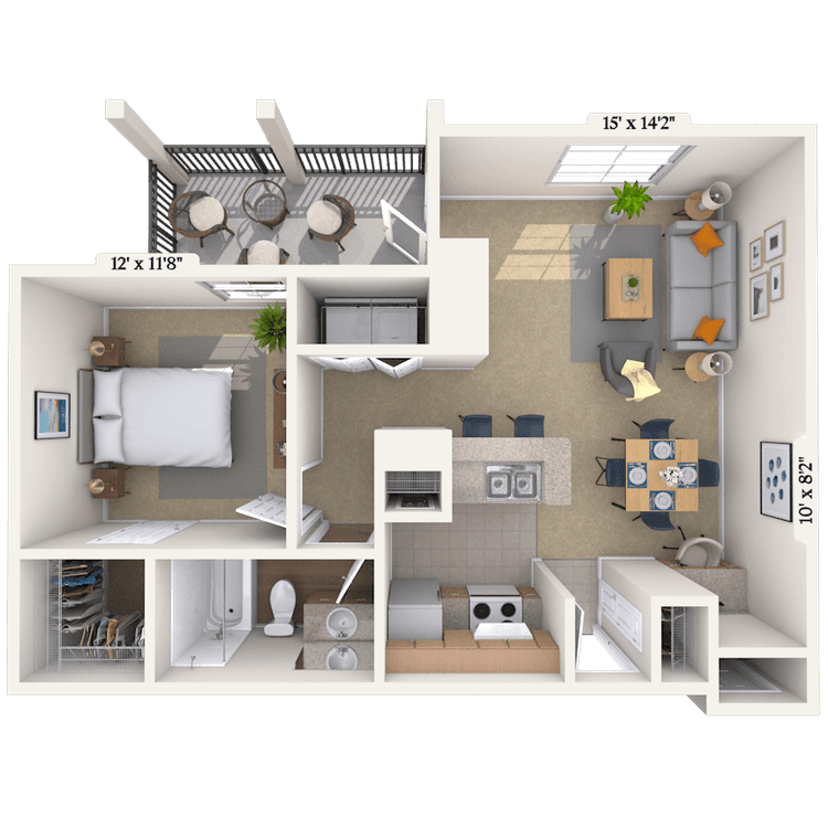 Floorplan image of unit 06302
