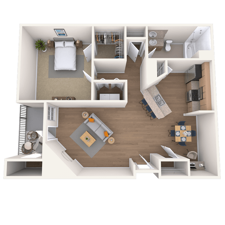 Floorplan image of unit 08207