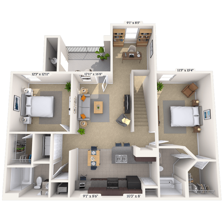 Floorplan image of unit 0202204
