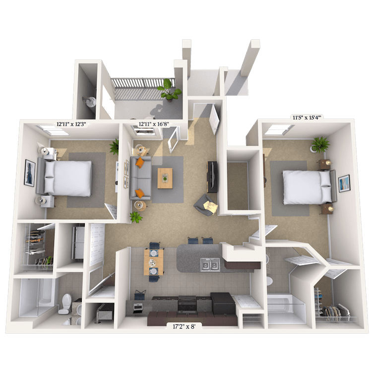 Floorplan image of unit 1010104