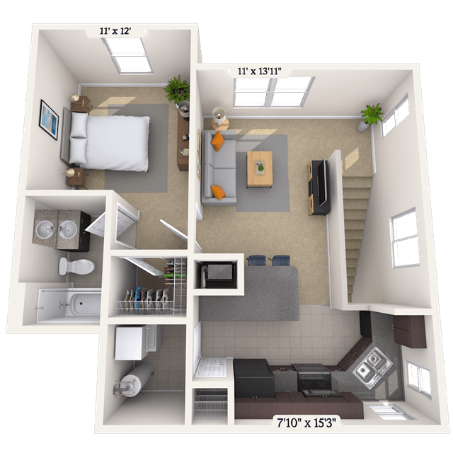 Floorplan image of unit 1313211