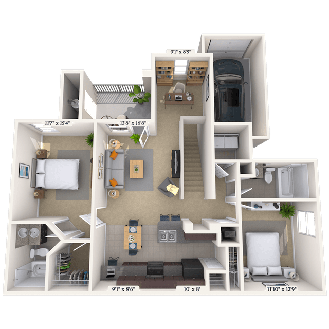 Floorplan image of unit 1515203