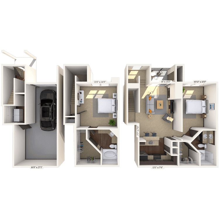 Floorplan image of unit 002096