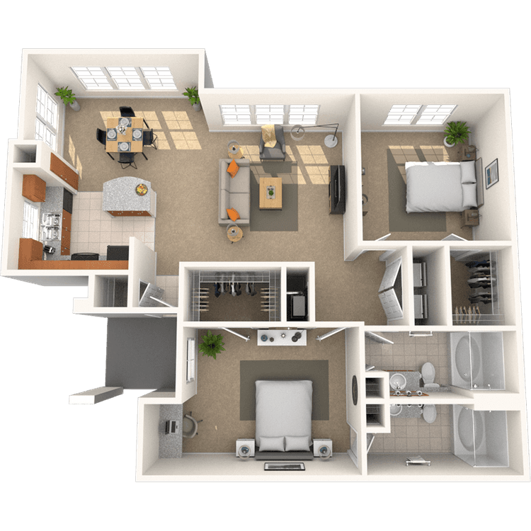 Floorplan image of unit 050524