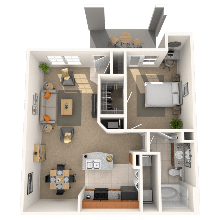 Floorplan image of unit 010136