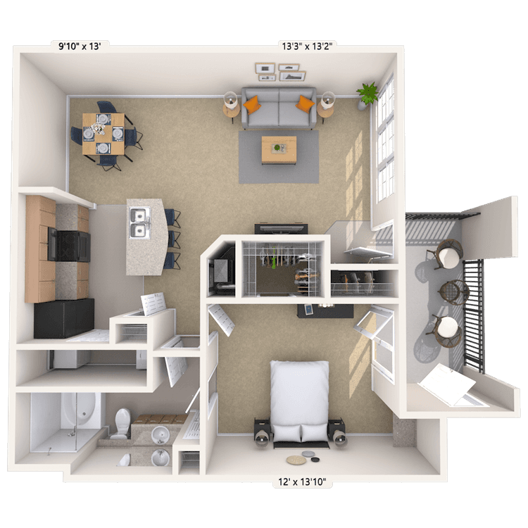 Floorplan image of unit 020213