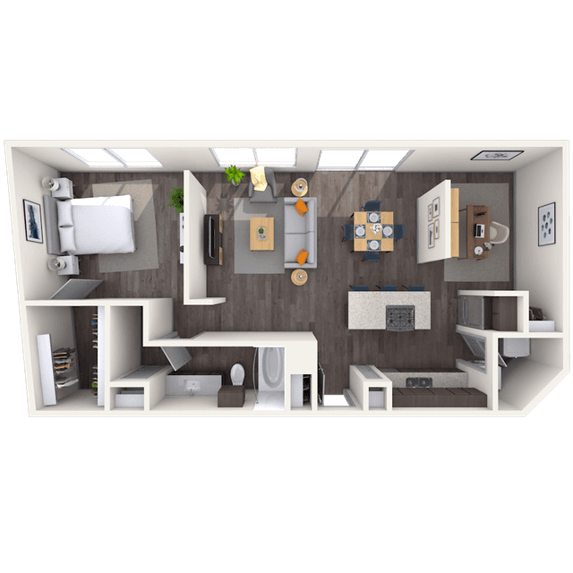 Floorplan image of unit 13004