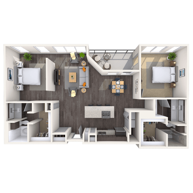 Floorplan image of unit 13052