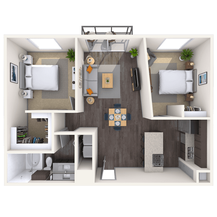 Floorplan image of unit 13098