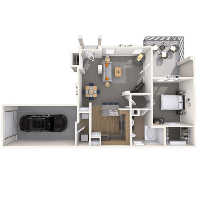 Floorplan image of unit 07711