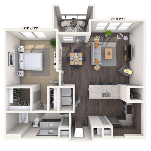 Floorplan image of unit 2235