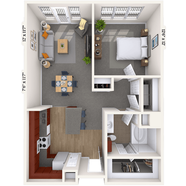 Floorplan image of unit 013201
