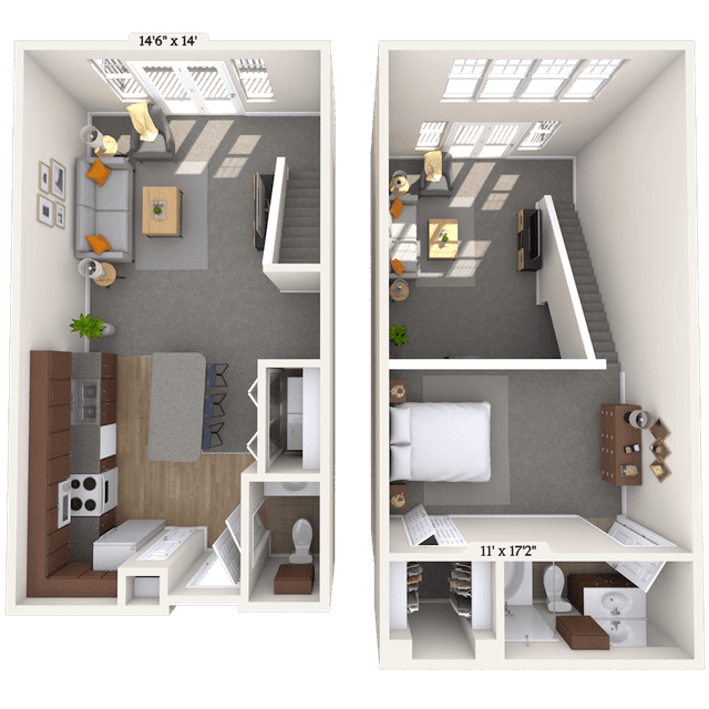Floorplan image of unit 014406