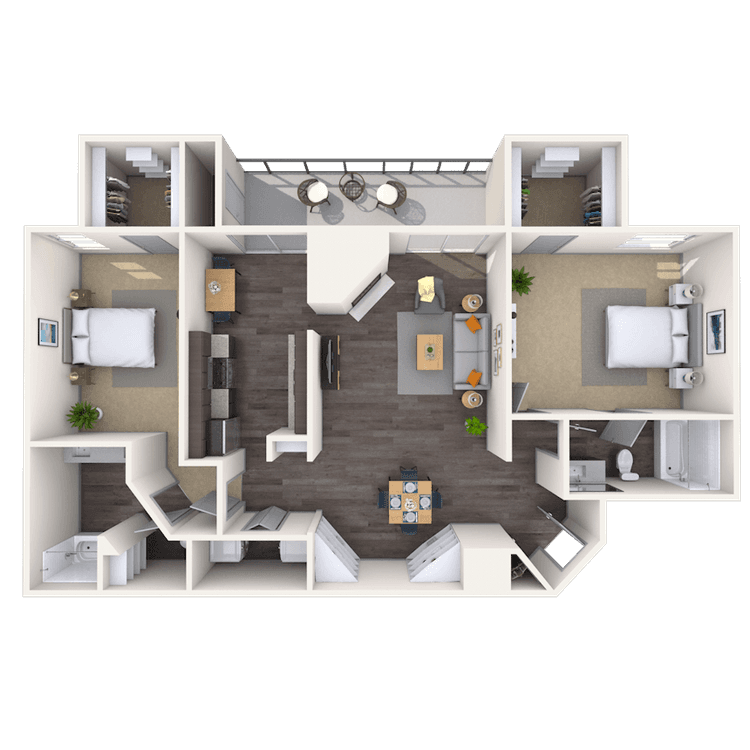 Floorplan image of unit 101023