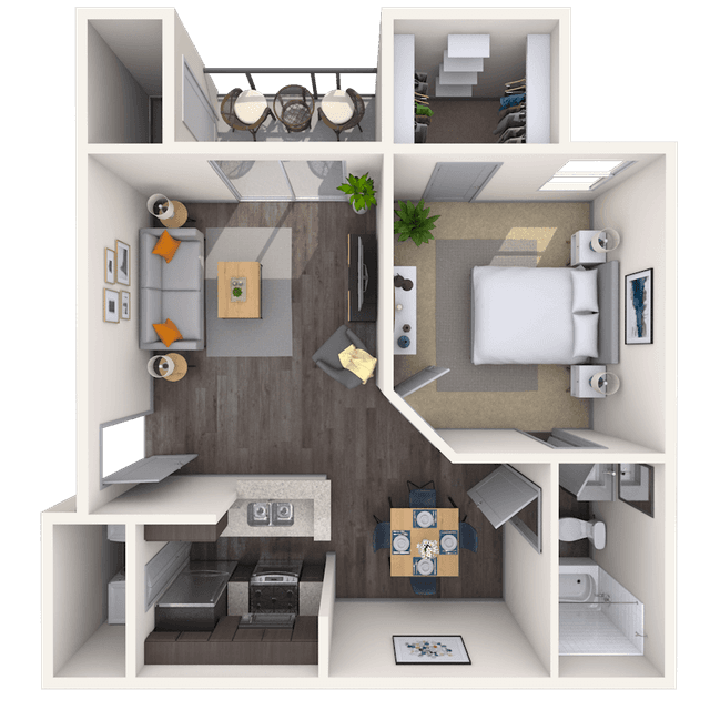 Floorplan image of unit 111115