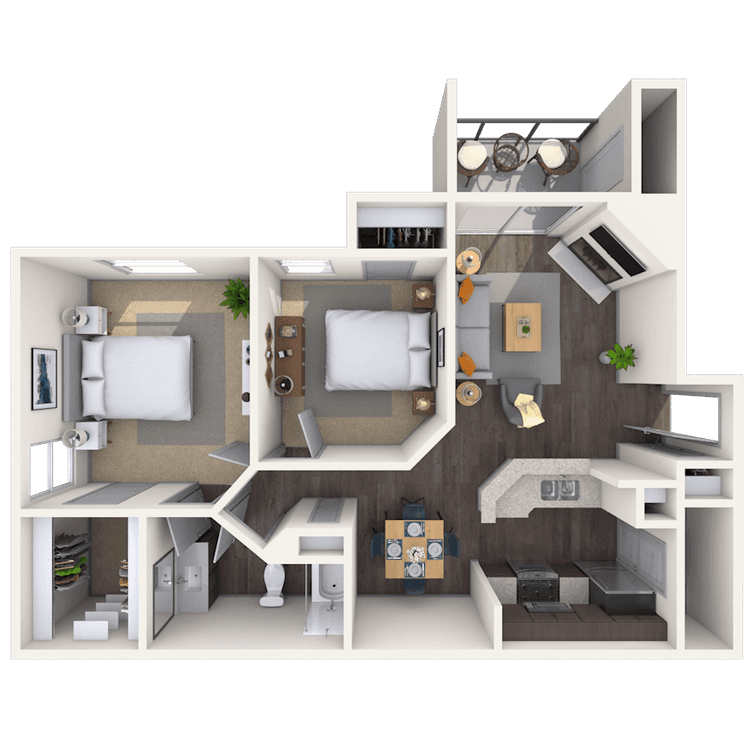 Floorplan image of unit 03337