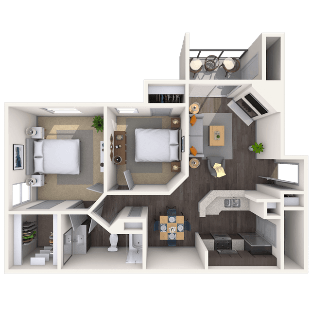 Floorplan image of unit 08827