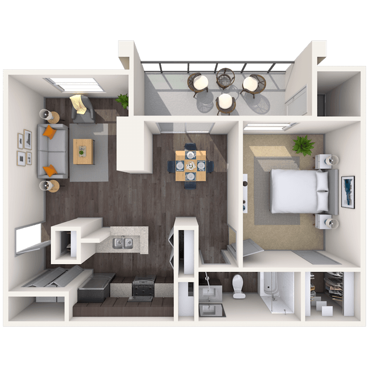 Floorplan image of unit 04425