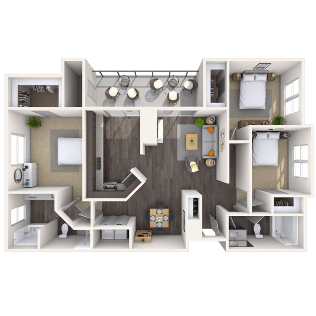Floorplan image of unit 09921