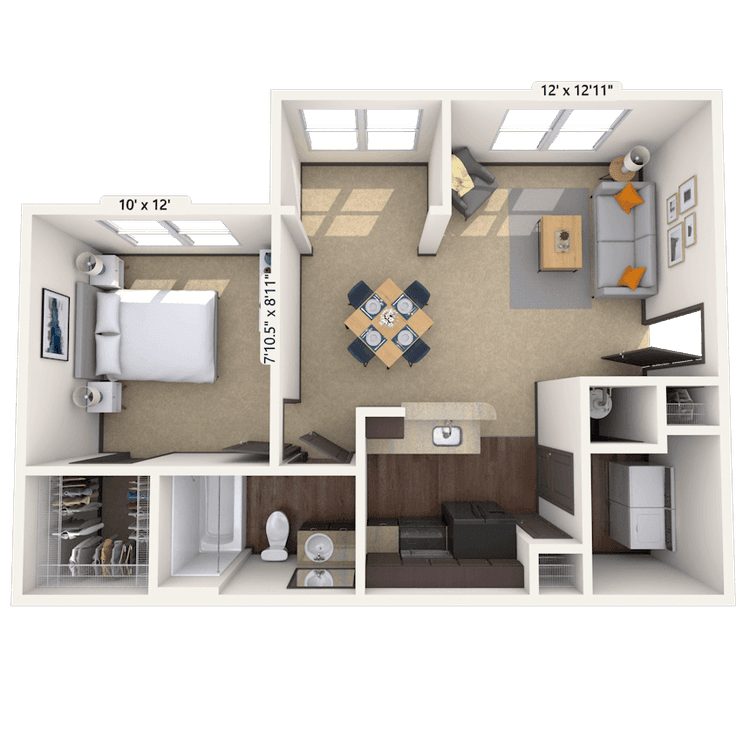 Floorplan image of unit 1818103
