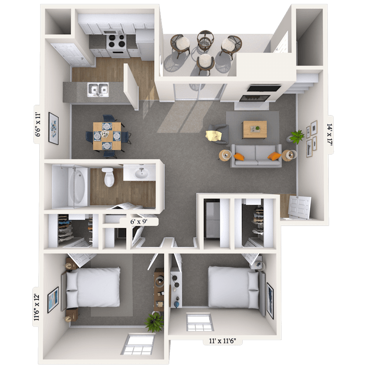 Floorplan image of unit 030304