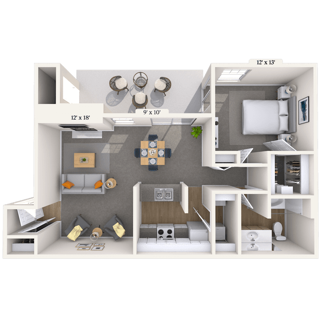 Floorplan image of unit 151509