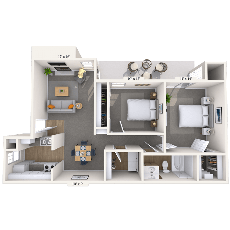 Floorplan image of unit 202002