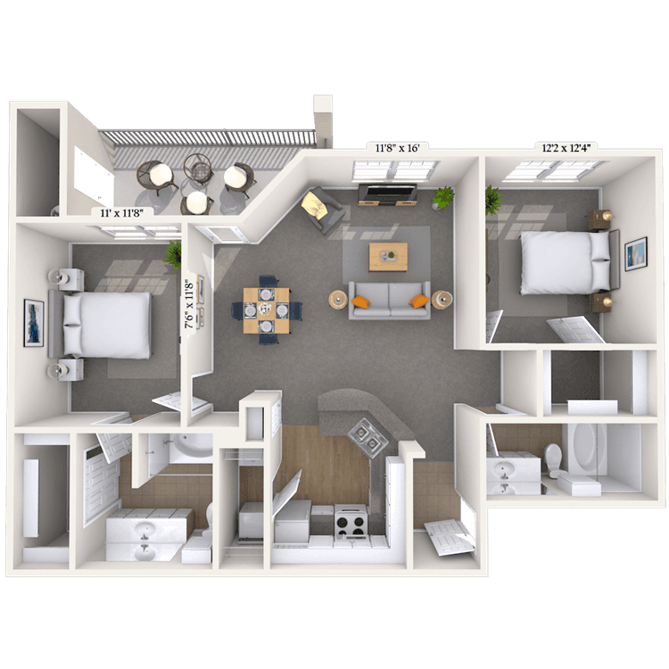 Floorplan image of unit 080835