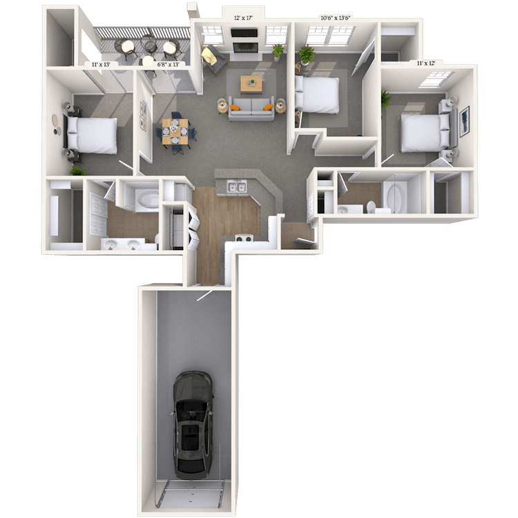 Floorplan image of unit 030333