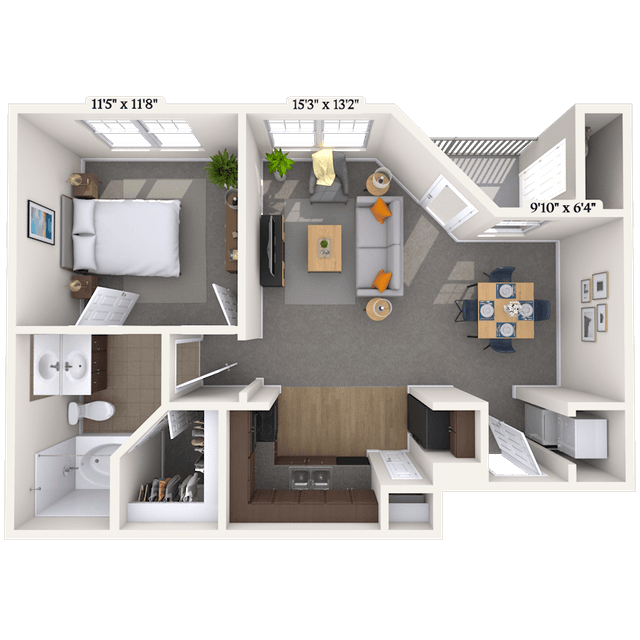 Floorplan image of unit 141413