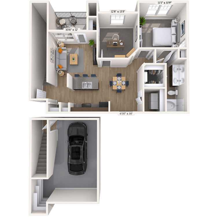 Floorplan image of unit 303021