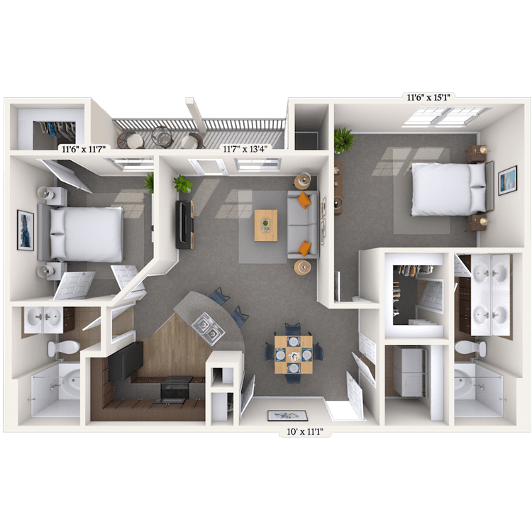 Floorplan image of unit 080826