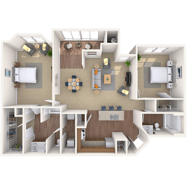Floorplan image of unit 01323
