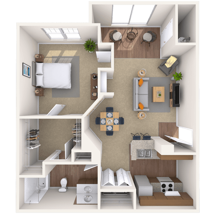 Floorplan image of unit 011335