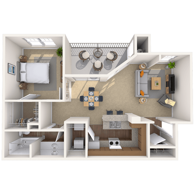 Floorplan image of unit 011514