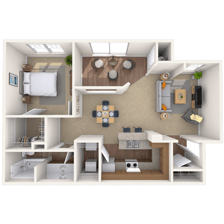 Floorplan image of unit 011534